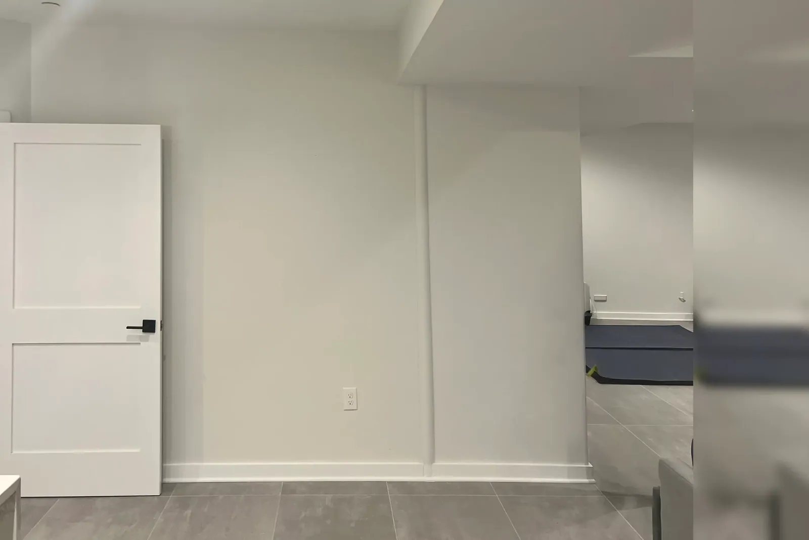 Modern Bar & Home Gym – Palisades, DC, before (1 of 4)